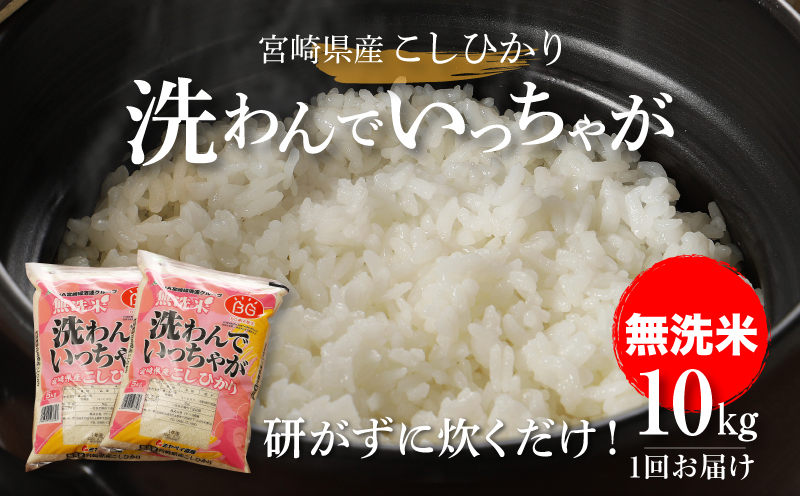 無洗米コシヒカリ洗わんでいっちゃが 10kg K23_0001_1